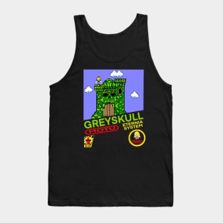 Grey Skull Game Tank Top